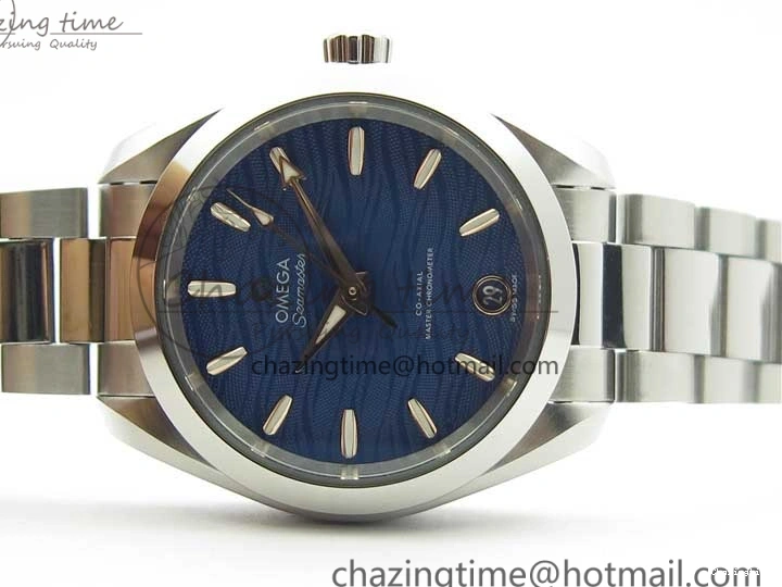 0409 Aqua Terra 150M 34mm Ladies SS VSF 1:1 Best Edition Blue Wave Dial on SS Bracelet A Reliable 7931